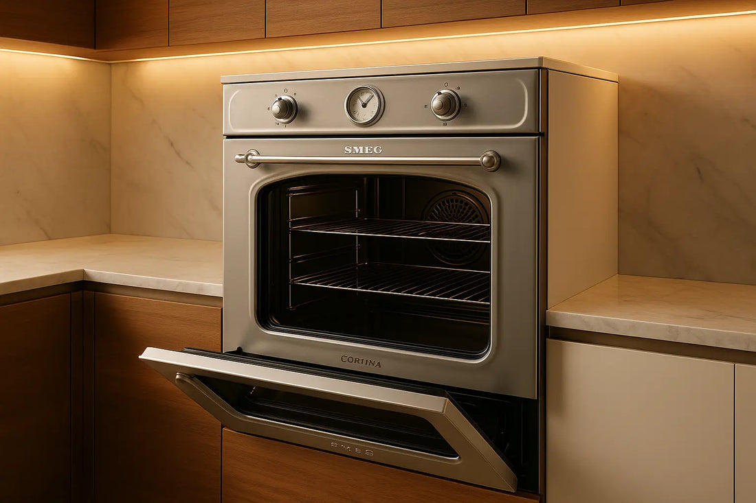 Forno Incasso Ventilato Smeg con design elegante e interni spaziosi per una cottura uniforme