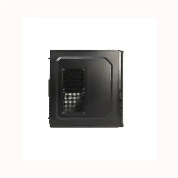 Case nero ADJ per computer con pannello laterale ventilato e design robusto