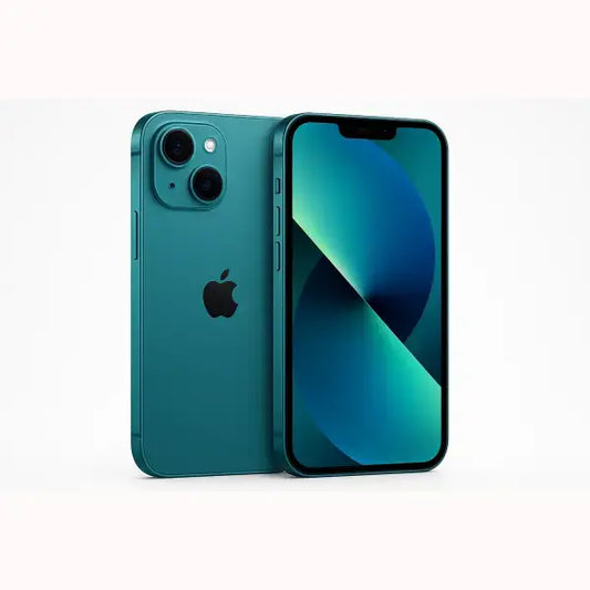 Apple iPhone verde acqua smartphone con doppia fotocamera posteriore display edge to edge e design piatto