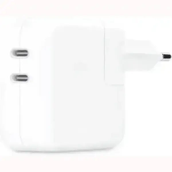Apple Caricatore bianco per telefoni con design compatto e spina europea