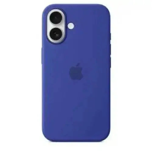 Apple iphone 16 silicone case magsafe ultramarine myy63zm/a - accessori
