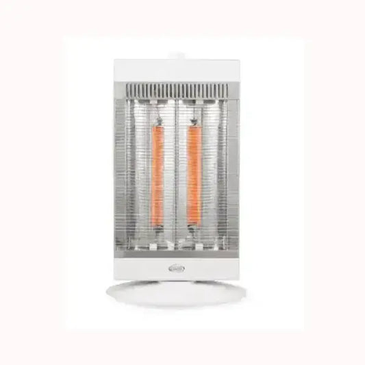 Termoventilatore Argo Argoclima bianco con doppia resistenza riscaldante e griglia di protezione