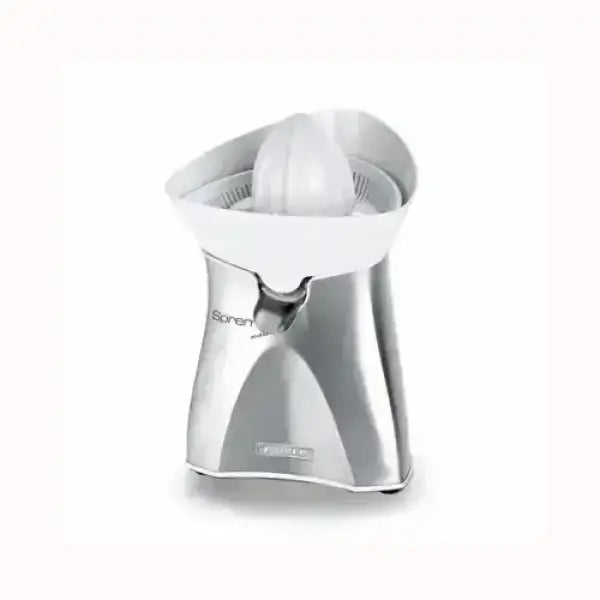 Spremiagrumi Ariete in acciaio inox con design compatto per una spremitura facile e veloce