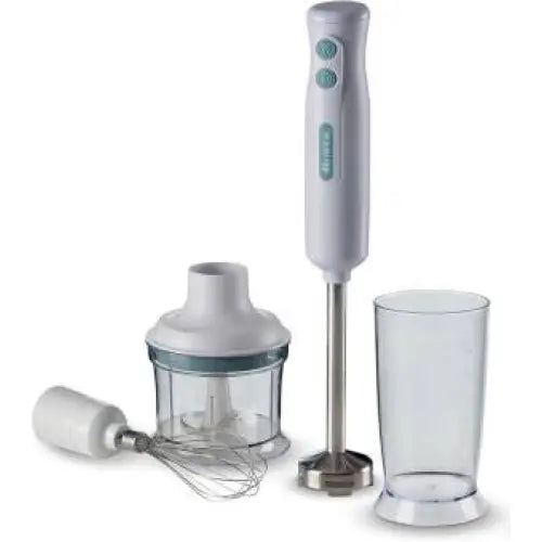 Ariete frullatore ad immersione 601 + tritatutto bianco celete 700w - piccoli + 700w