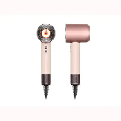 Asciugacapelli Dyson rosa con design moderno e tecnologia avanzata per asciugatura rapida e delicata