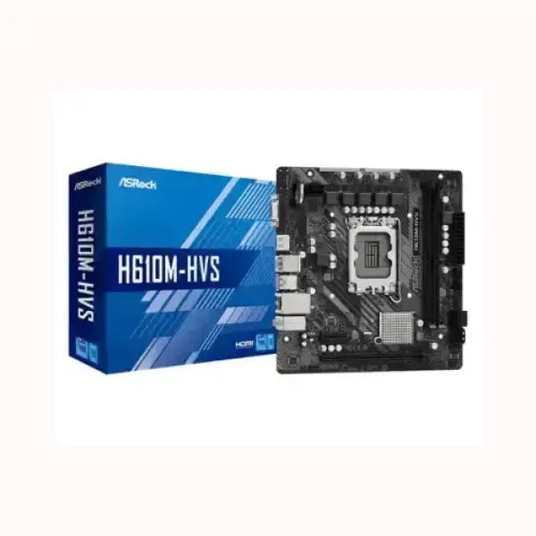 Scheda madre ASROCK H610M-HVS con supporto socket e porte USB per PC desktop