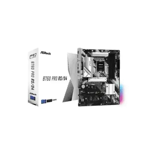 ASROCK MB 1700 12/13°GEN. B760 PRO RS/D4 4xDDR4 4xSATA M.2 RGB HDMI/DP - Schede madri - TecnoRoyal