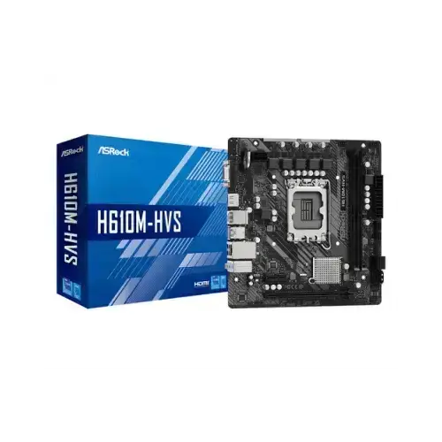 ASROCK MB 1700 12°GEN. H610M-HVS D4 2xDDR4 4xSATA VGA/HDMI Schede madri