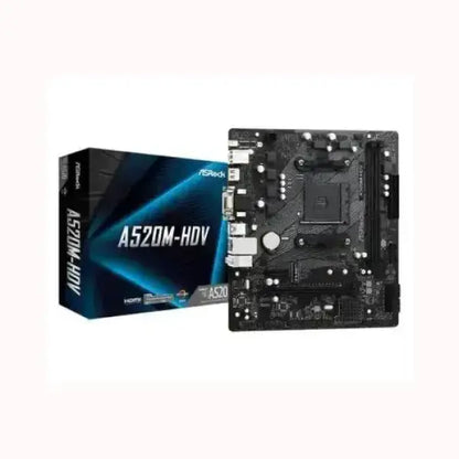 ASROCK MB AM4 A520M-HDV 2xDDR4 4xSATA RAID M.2 USB 3.2 VGA/DVI/HDMI Schede madri