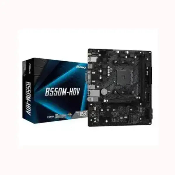 ASROCK MB AM4 B550M-HDV 2xDDR4 4xSATA RAID M.2 USB 3.2 VGA/DVIHDMI Schede madri