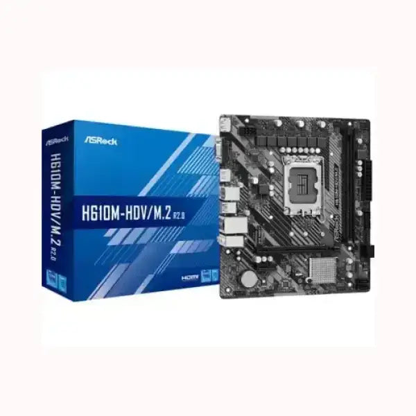 Scheda madre ASROCK H610M-HDV M.2 con supporto HDMI e formato micro ATX