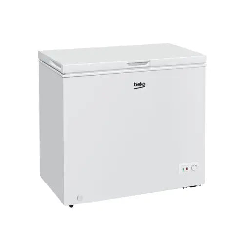 Congelatore Beko a pozzo bianco con capacità ampia e controllo della temperatura