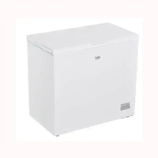 Congelatore a pozzetto Beko bianco con ampio spazio per conservazione alimenti