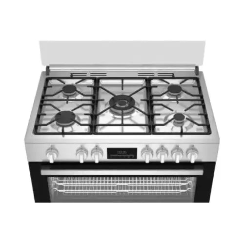 BEKO CUCINA A GAS 5 BRUCI.FORNOELET.VENT.66LT 90x60 INOX BGM11226EX Beko