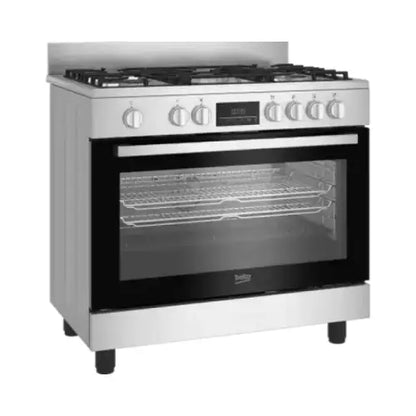 BEKO CUCINA A GAS 5 BRUCI.FORNOELET.VENT.66LT 90x60 INOX BGM11226EX Beko