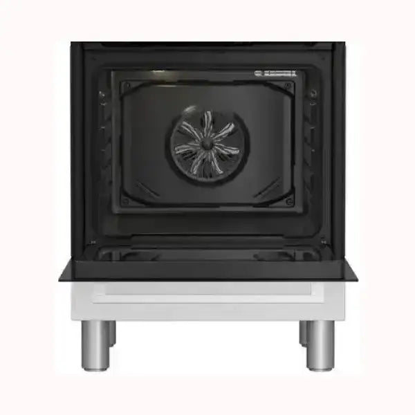 Forno BEKO da incasso con ventilatore interno e design moderno grigio e nero