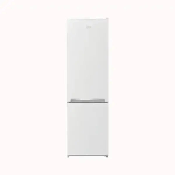 Frigorifero Beko bianco a doppia porta con congelatore inferiore e design moderno
