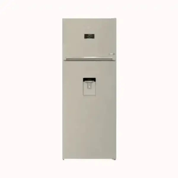 Frigorifero BEKO bianco con dispenser acqua e congelatore superiore moderno ed efficiente