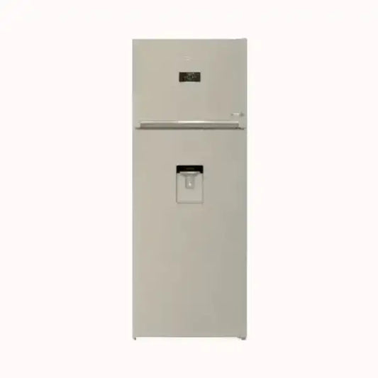 Frigorifero BEKO bianco con dispenser acqua e congelatore superiore moderno ed efficiente