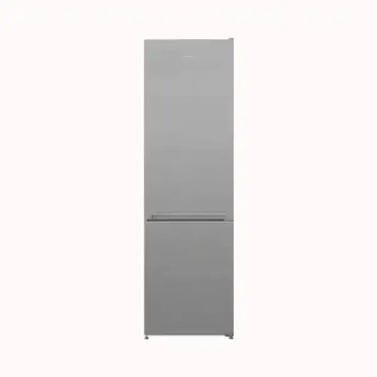 Frigorifero Beko a due porte in acciaio inox con design moderno e vano freezer inferiore