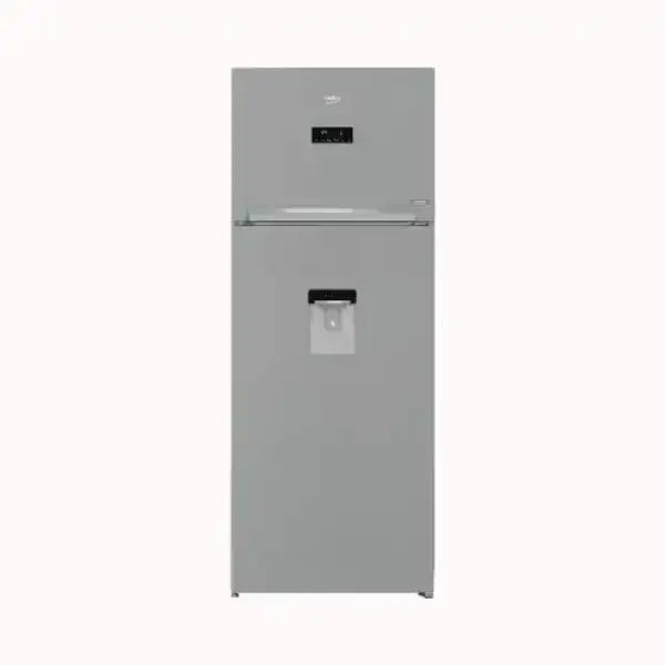 Frigorifero BEKO a due porte con dispenser acqua integrato e finitura in acciaio inox