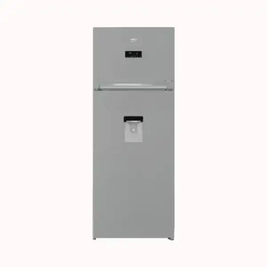 Frigorifero BEKO a due porte con dispenser acqua integrato e finitura in acciaio inox