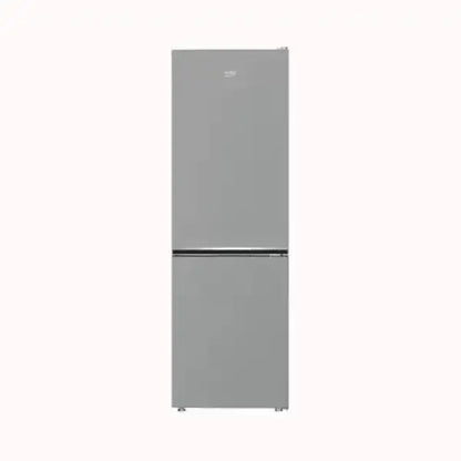 Frigorifero BEKO a due porte colore grigio con design moderno e capacità efficiente