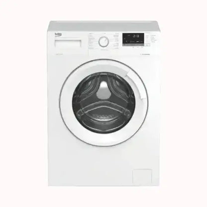 Lavatrice BEKO a carica frontale bianca con pannello digitale e manopola di selezione programmi