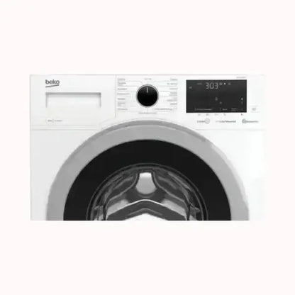 Beko lavatrice a carica frontale bianca con pannello digitale e manopola di selezione programmi