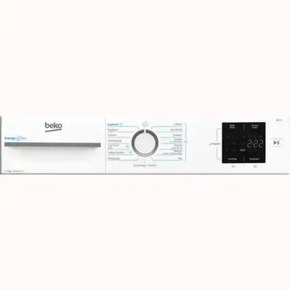 Pannello di controllo lavatrice Beko con selettore programmi e display digitale