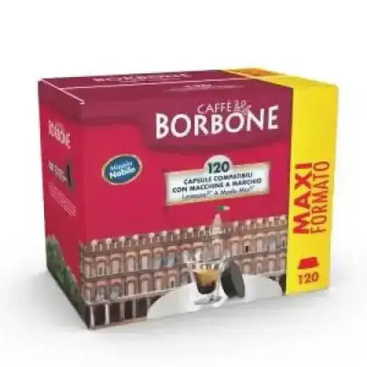 Capsule caffè Borbone compatibili con macchine a marchio Nespresso confezione maxi formato 120 pezzi