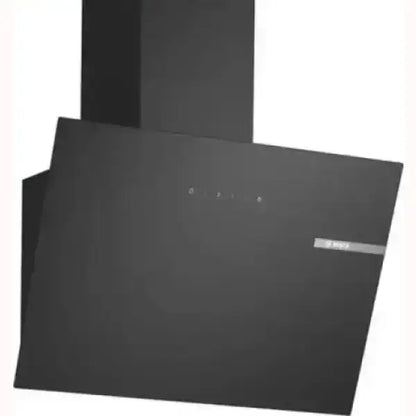 Cappa da cucina BOSCH nera con design moderno e controllo touch per aspirazione efficiente