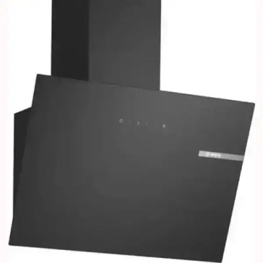 Cappa da cucina BOSCH nera con design moderno e controllo touch per aspirazione efficiente