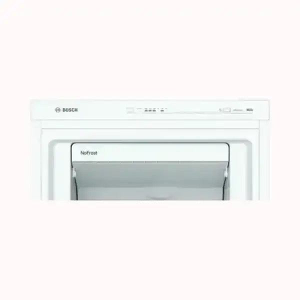 Congelatore BOSCH NoFrost bianco con controllo digitale e design compatto