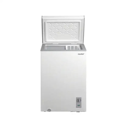 Congelatore verticale Comfee bianco con apertura a coperchio e controllo temperatura regolabile