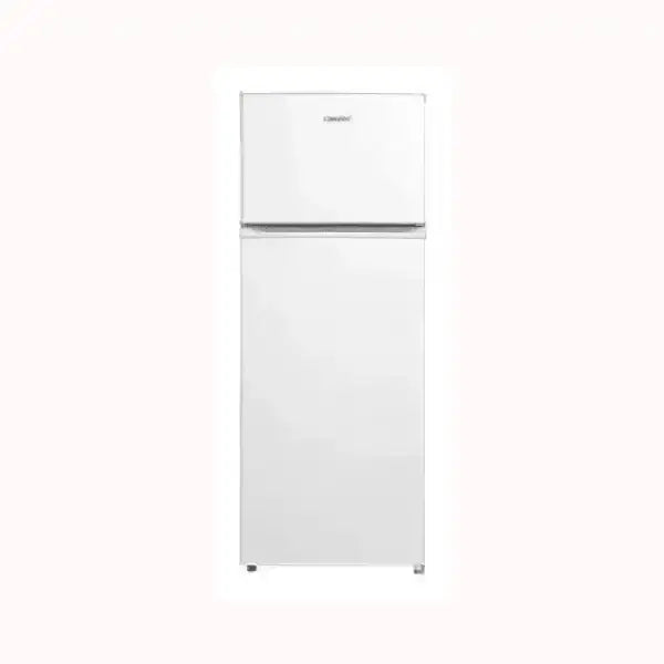 Frigorifero bianco COMFEE con congelatore superiore e design compatto per cucine moderne