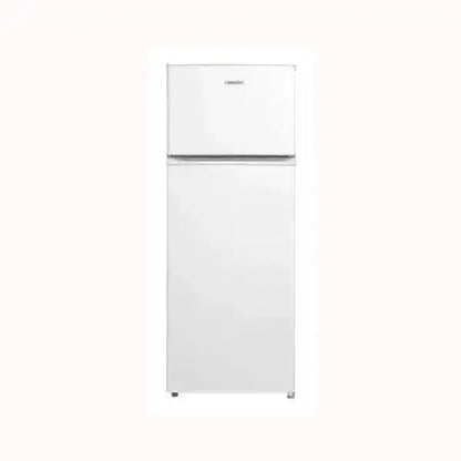 Frigorifero bianco COMFEE con congelatore superiore e design compatto per cucine moderne