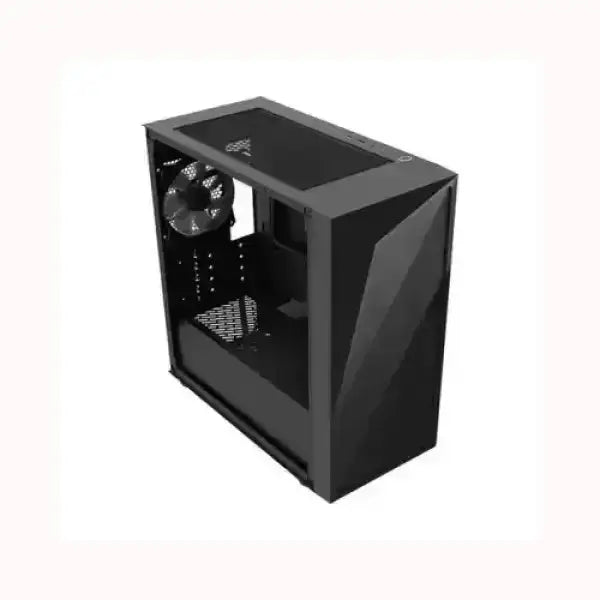 Case PC Cooler Master nero con pannello laterale in vetro temperato e ventola posteriore
