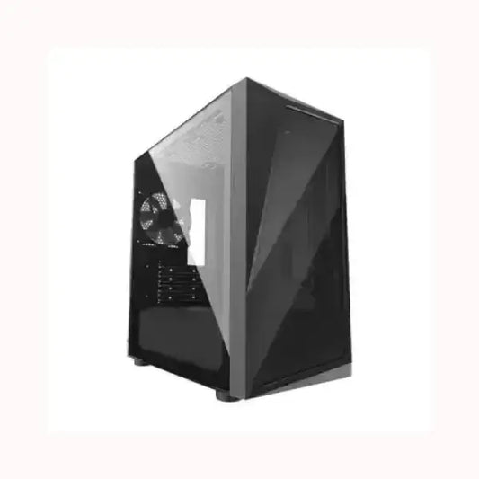 Case PC COOLER MASTER nero con pannello laterale trasparente e ventilatore posteriore
