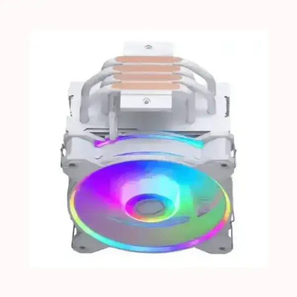 Dissipatore CPU bianco con ventola RGB e heatpipes di raffreddamento COOLER MASTER