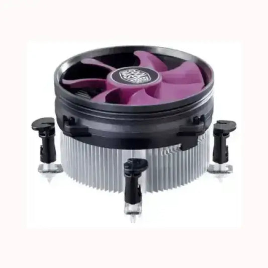 Dissipatore per CPU Cooler Master con ventola viola e design compatto per accessori informatica