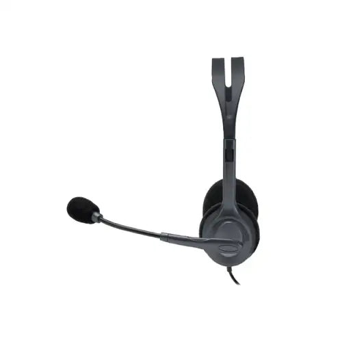 Casse Logitech con microfono regolabile, design ergonomico per una comoda esperienza audio