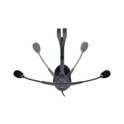 Casse Logitech con supporto per microfoni regolabili per comunicazioni chiare e precise