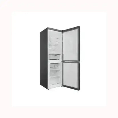 Frigo combinato Hotpoint a doppia porta con scomparti interni per conservazione alimenti