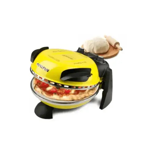 G3 FERRARI FORNO PIZZA IN PIETRA 31cm 400° 1200W GIALLO G1000605 - Fornetti - TecnoRoyal