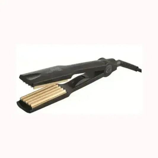 Piastra per capelli GA.MA con piastre ondulate dorate per styling professionale
