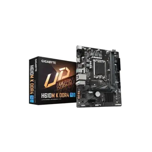 GIGABYTE MB 1700 12/13°GEN. H610M K D4 V2 2xDDR4 2xSATA M.2 HDMI - Schede madri - TecnoRoyal