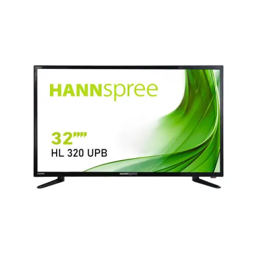 Monitor HANNSPREE HL 320 UPB da 32 pollici con schermo luminoso e design elegante