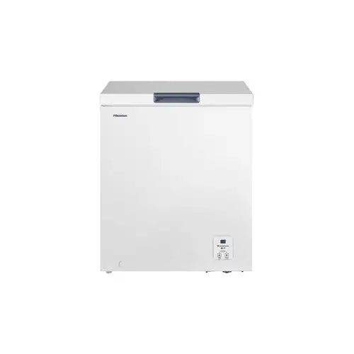 Congelatore Hisense a pozzo bianco con capacità spaziosa e design compatto per conservazione alimenti