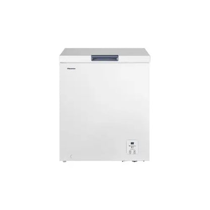 Congelatore Hisense a pozzo bianco con capacità spaziosa e design compatto per conservazione alimenti